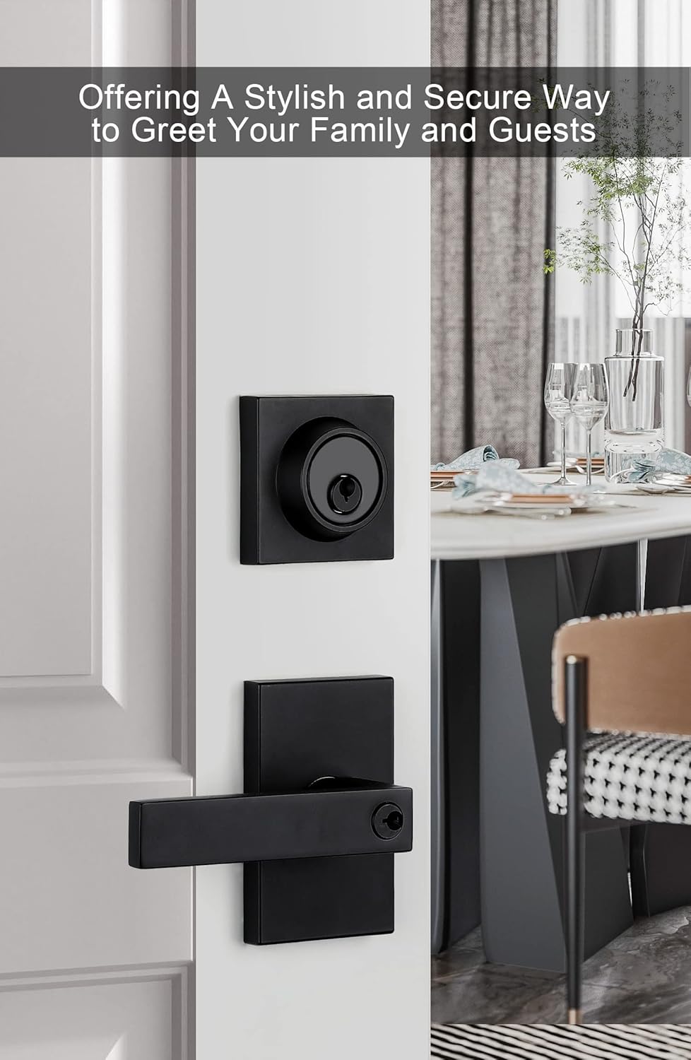 GoldenWarm Door Lock Set with Deadbolt