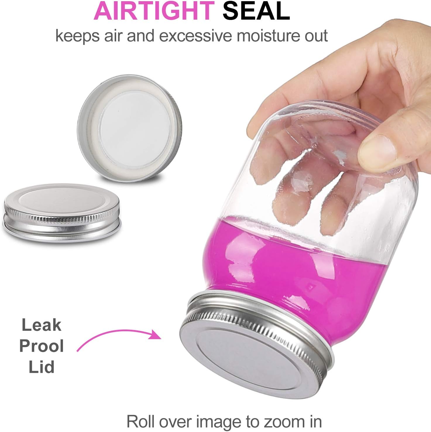 Durable Mason 16oz Jars