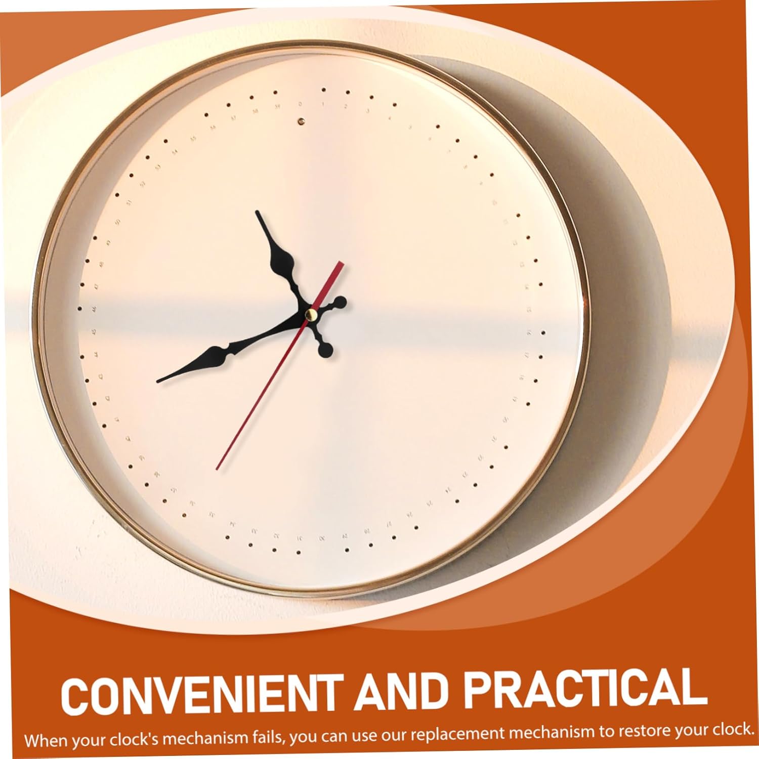 DOITOOL 1 Set Silent Quartz Clock Mechanism Kit