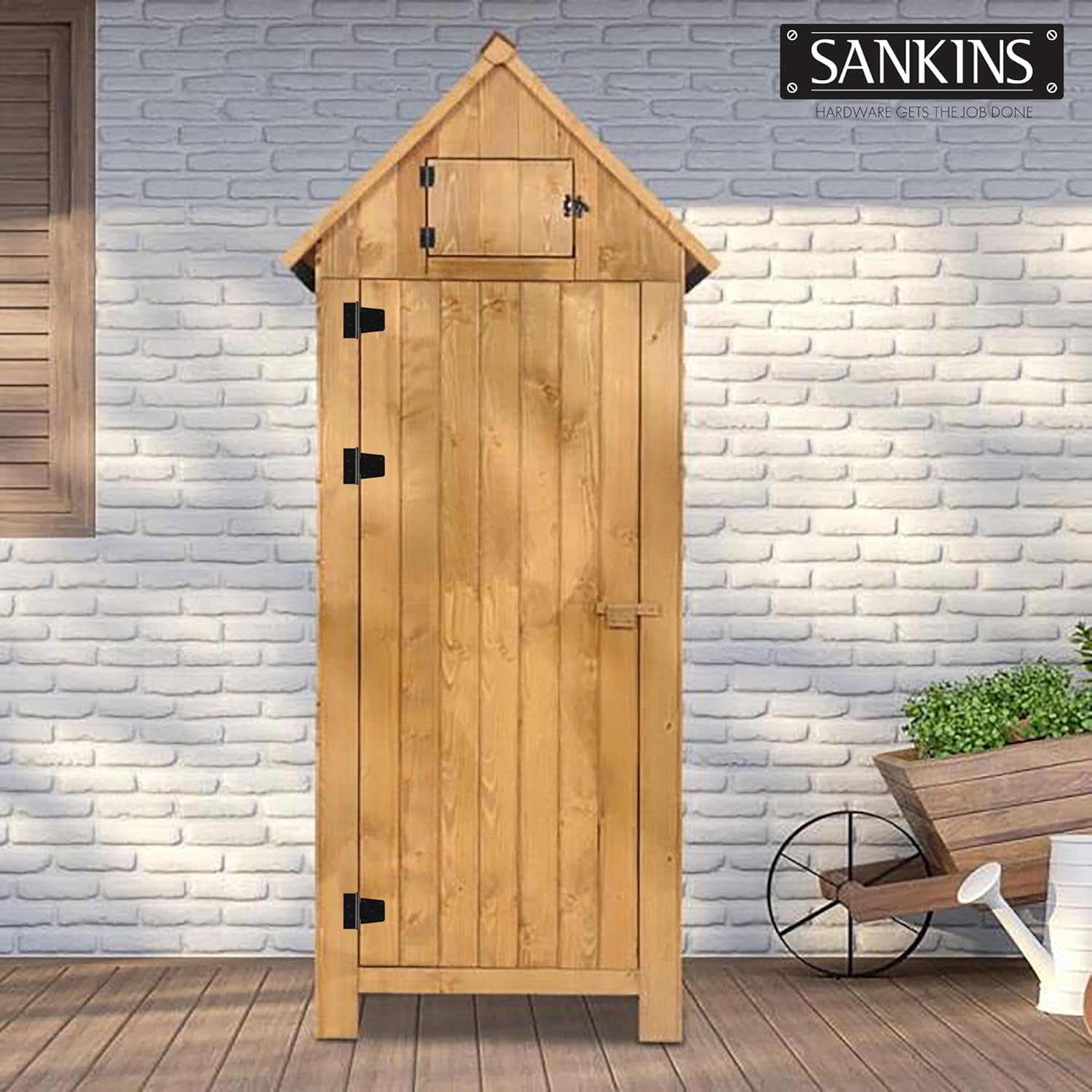Durable 3-12 Gate Hinges Black Iron for Wooden Fences