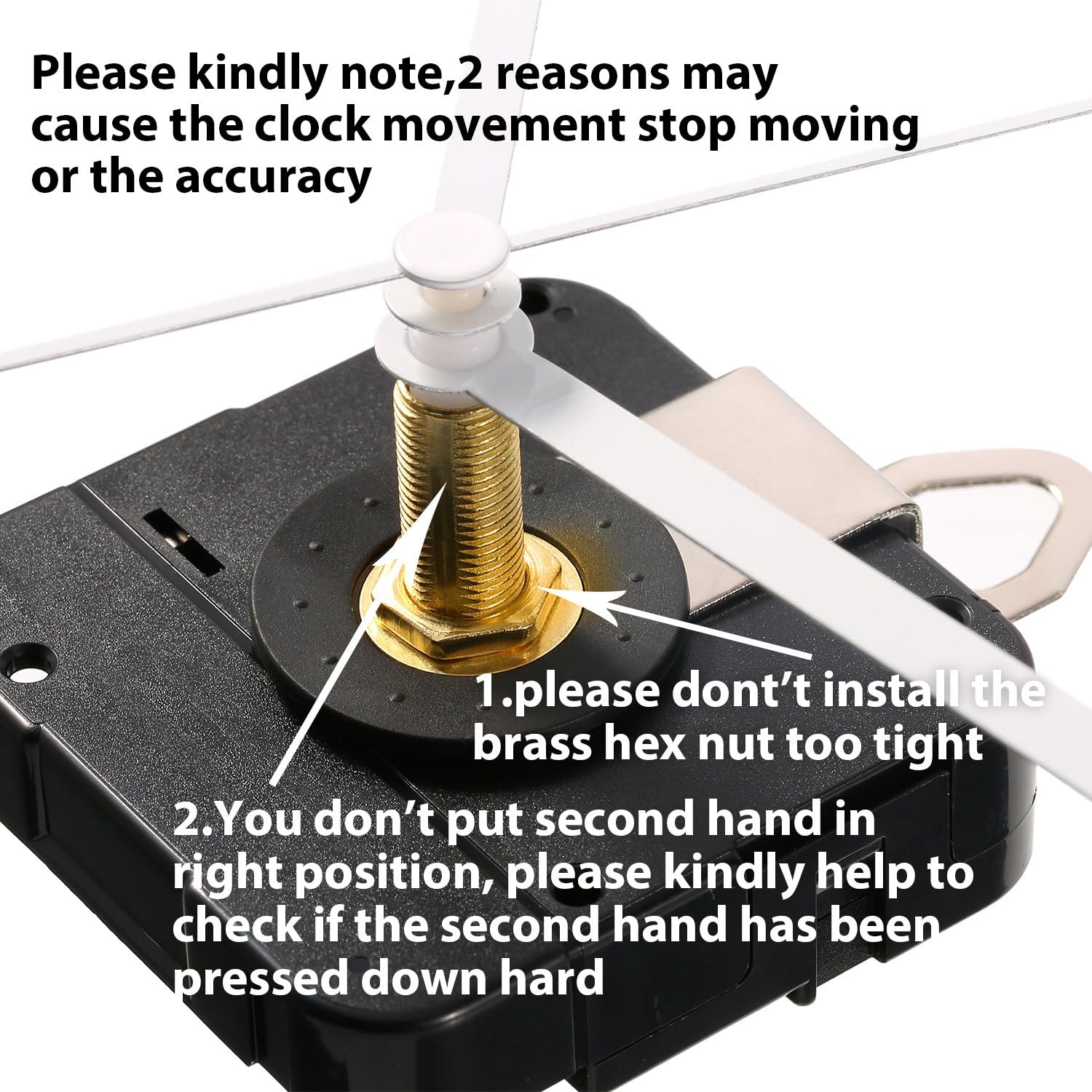 Hicarer 28 mm quartz clock movement kit