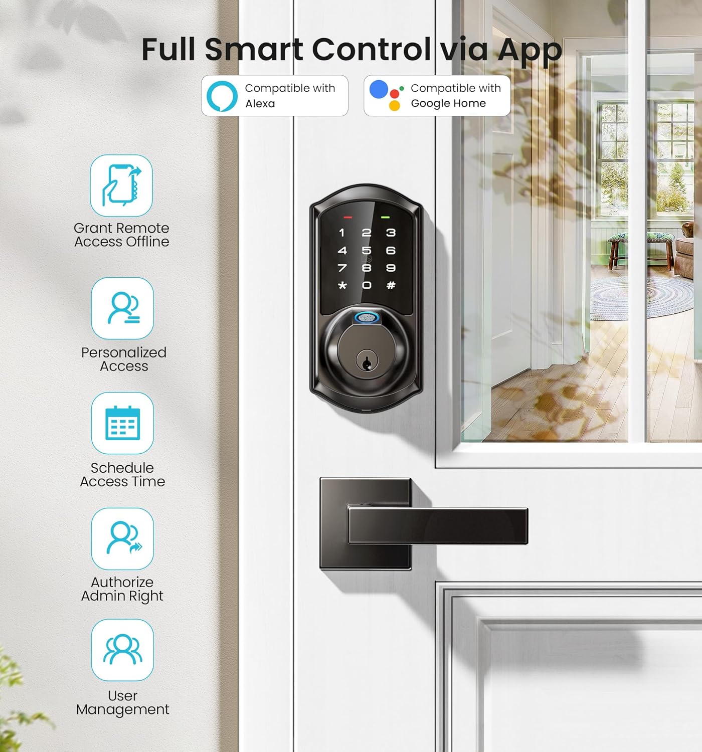 Veise Fingerprint Smart Lock Set