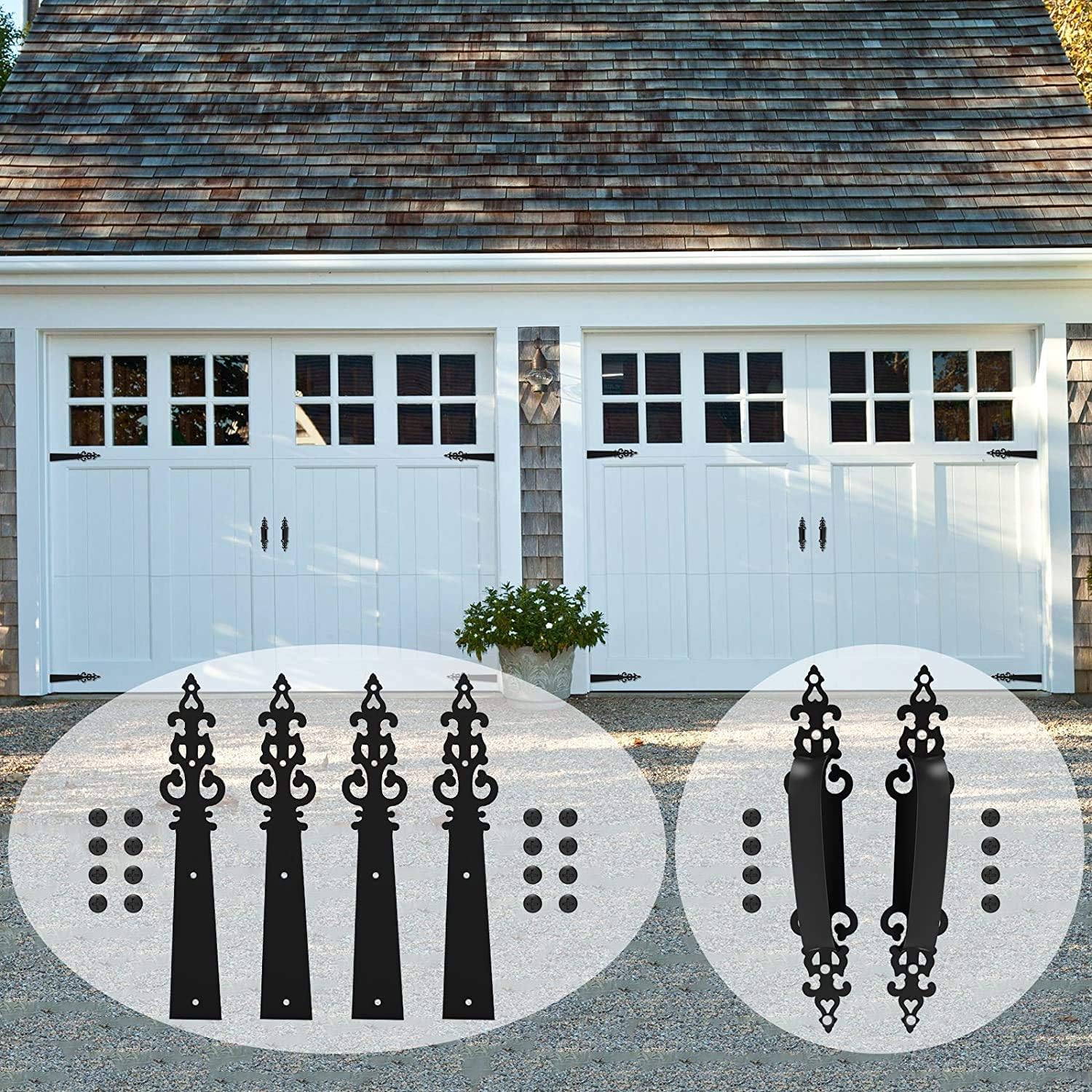 Premium Steel Hinges for Carriage Doors