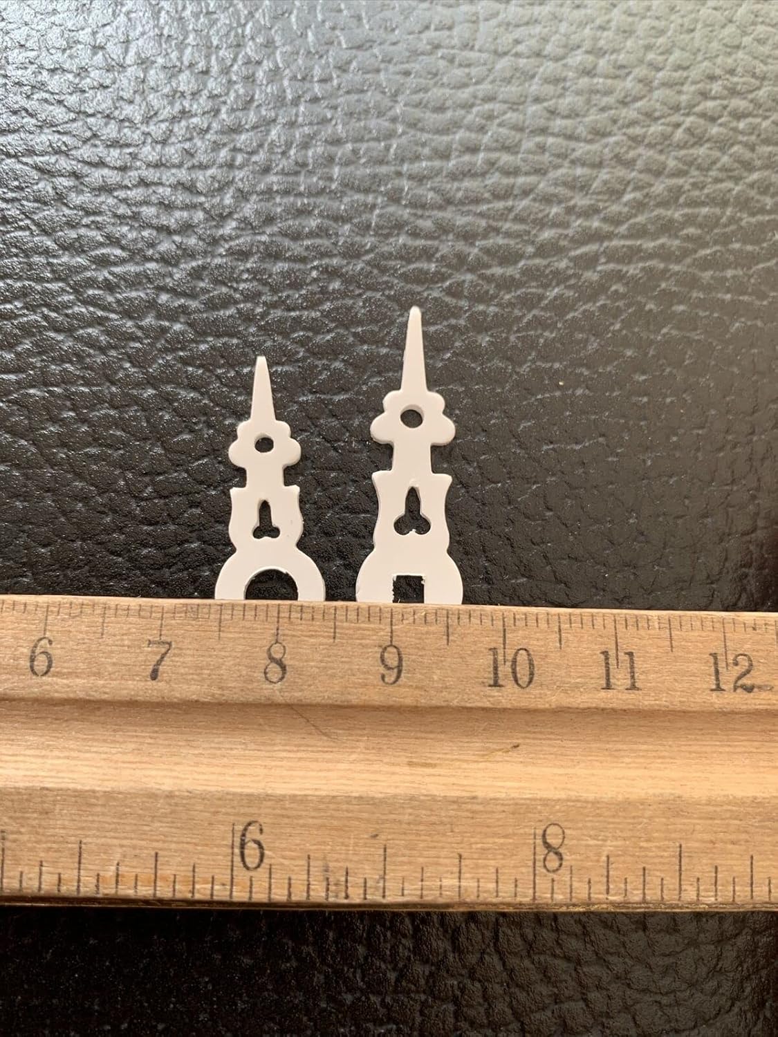 Complete Cuckoo Clock Parts Hand Tips White - Precision Plastich