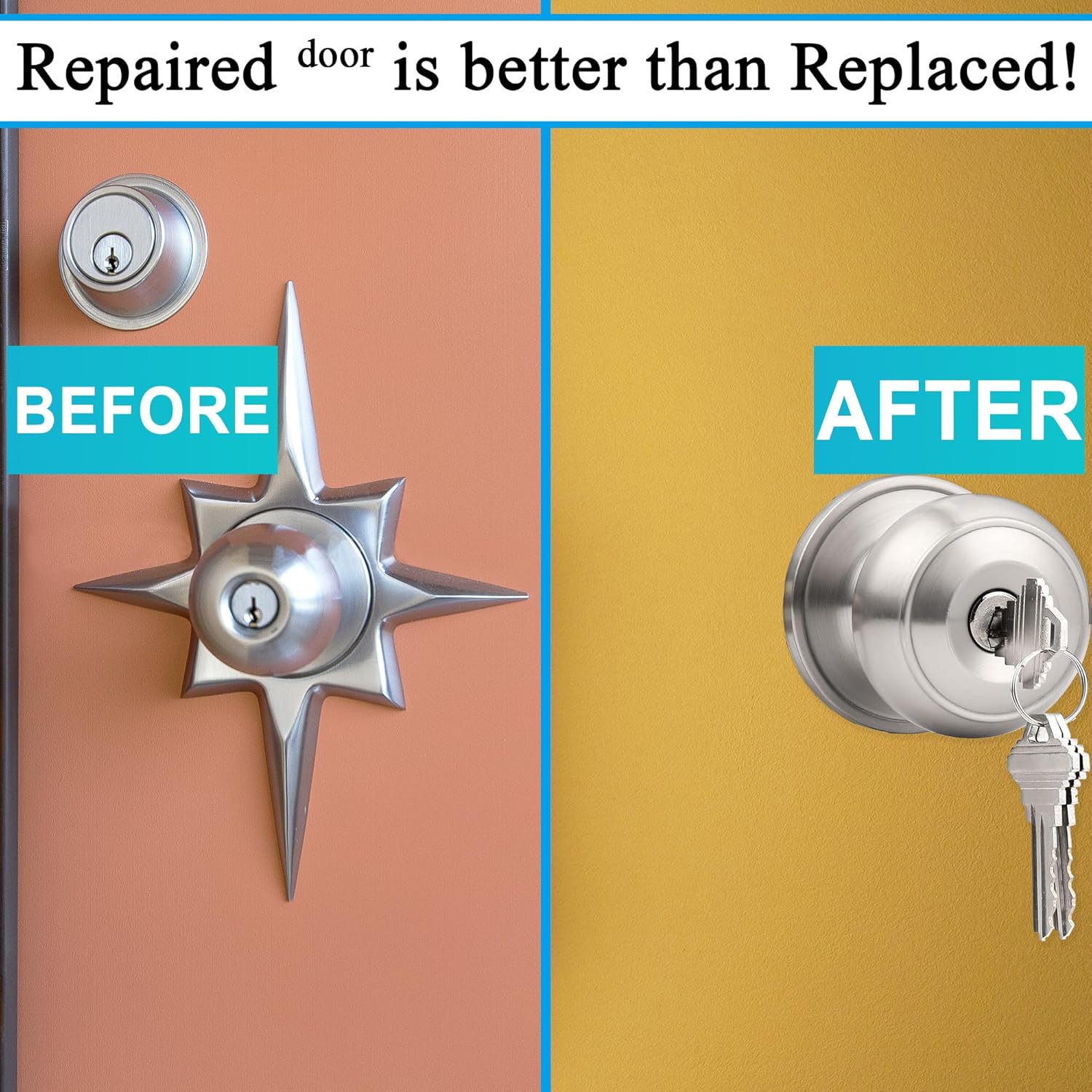 5 Backset Entry Door Latch with Satin Nickel Finish