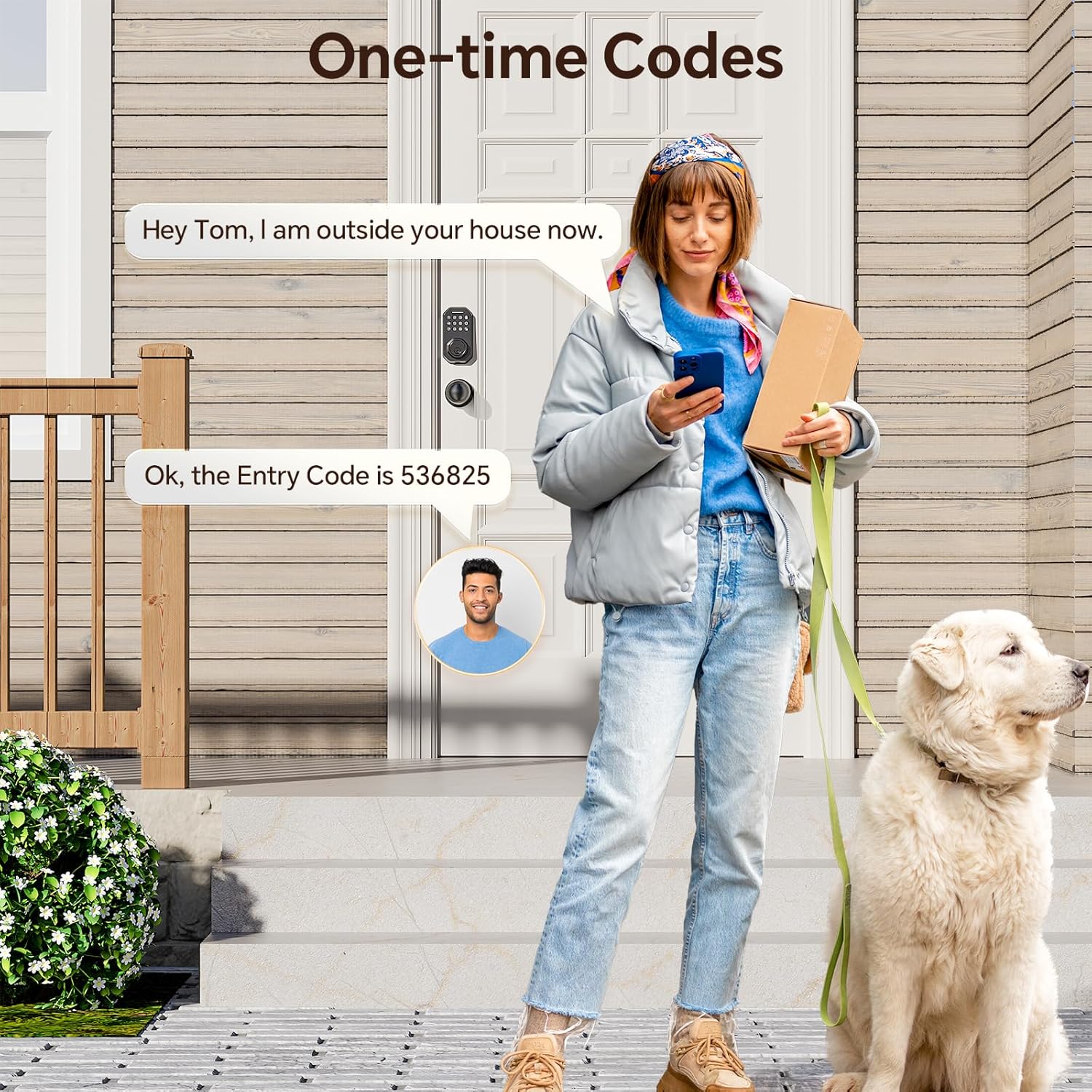 Keyless Entry Door Lock with Handle for Smart Security