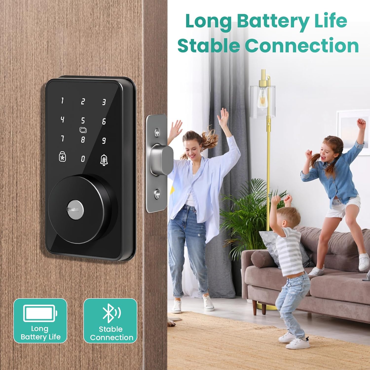Secure Smart Door Lock for Home Entry