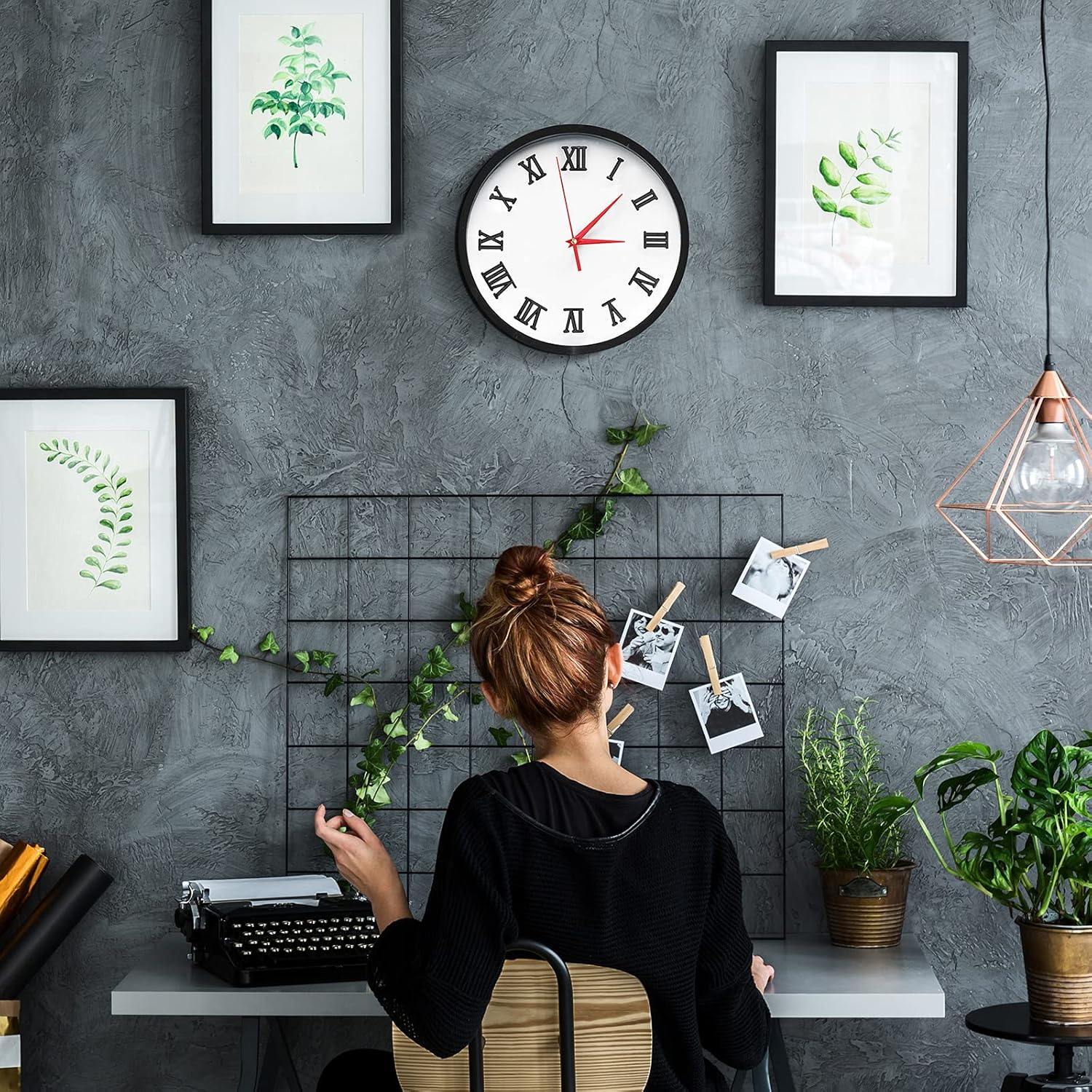 Kigeli 6-Piece DIY Wall Clock Kit