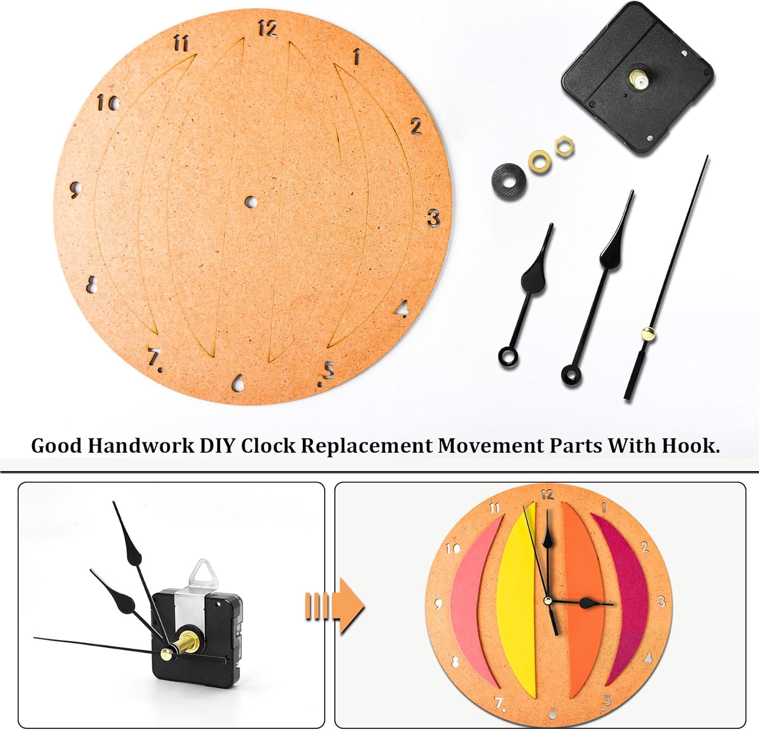 28mm Long Shaft Clock Movement Kit for Wall Clocks