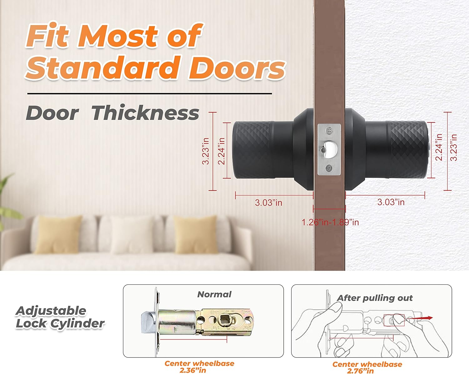 Digital Door knob Keypad Lock