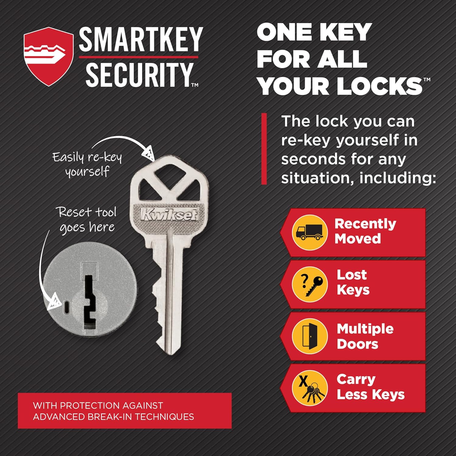 Kwikset Pismo Entry Door Knob