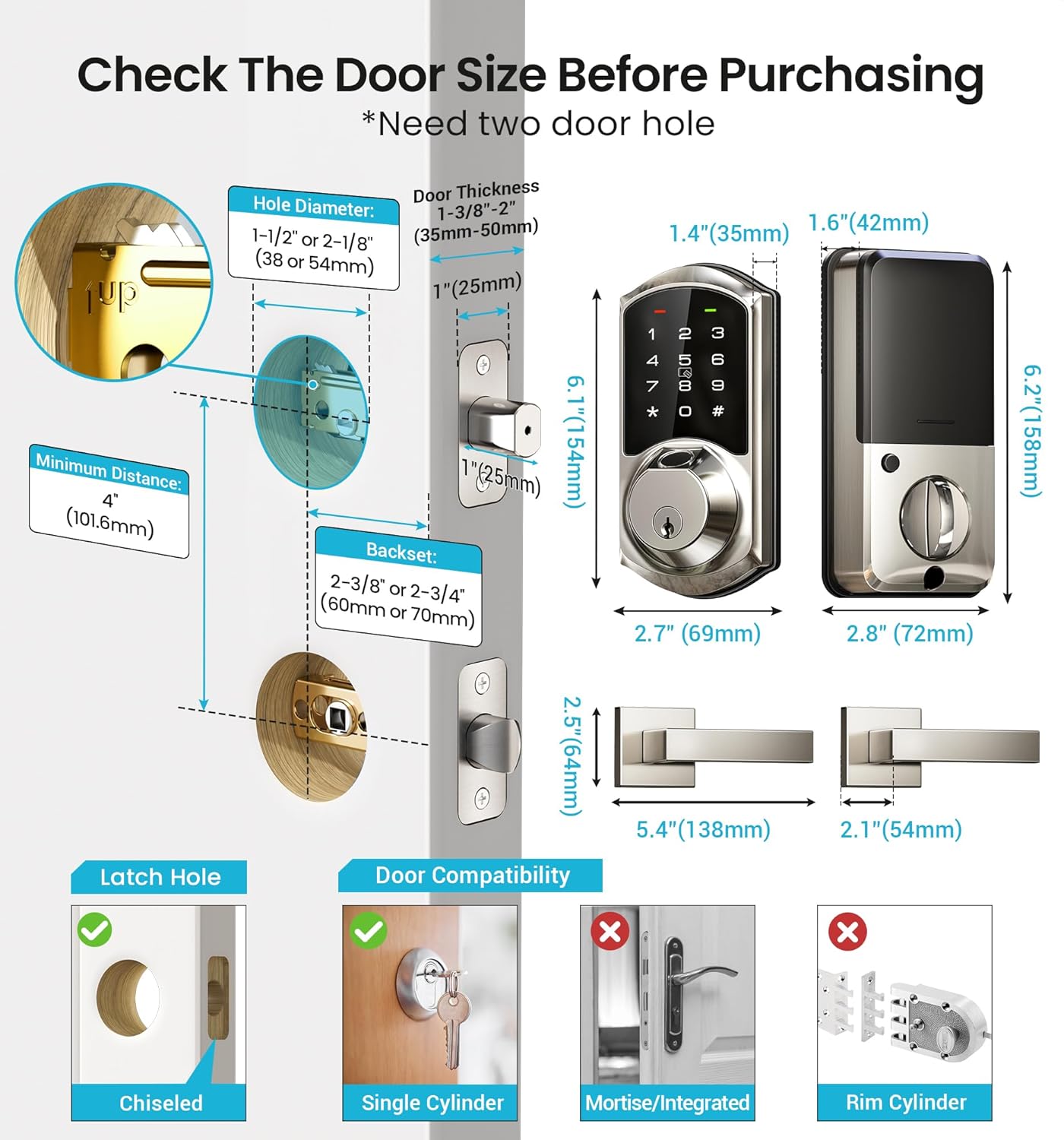 Veise Fingerprint Smart Lock
