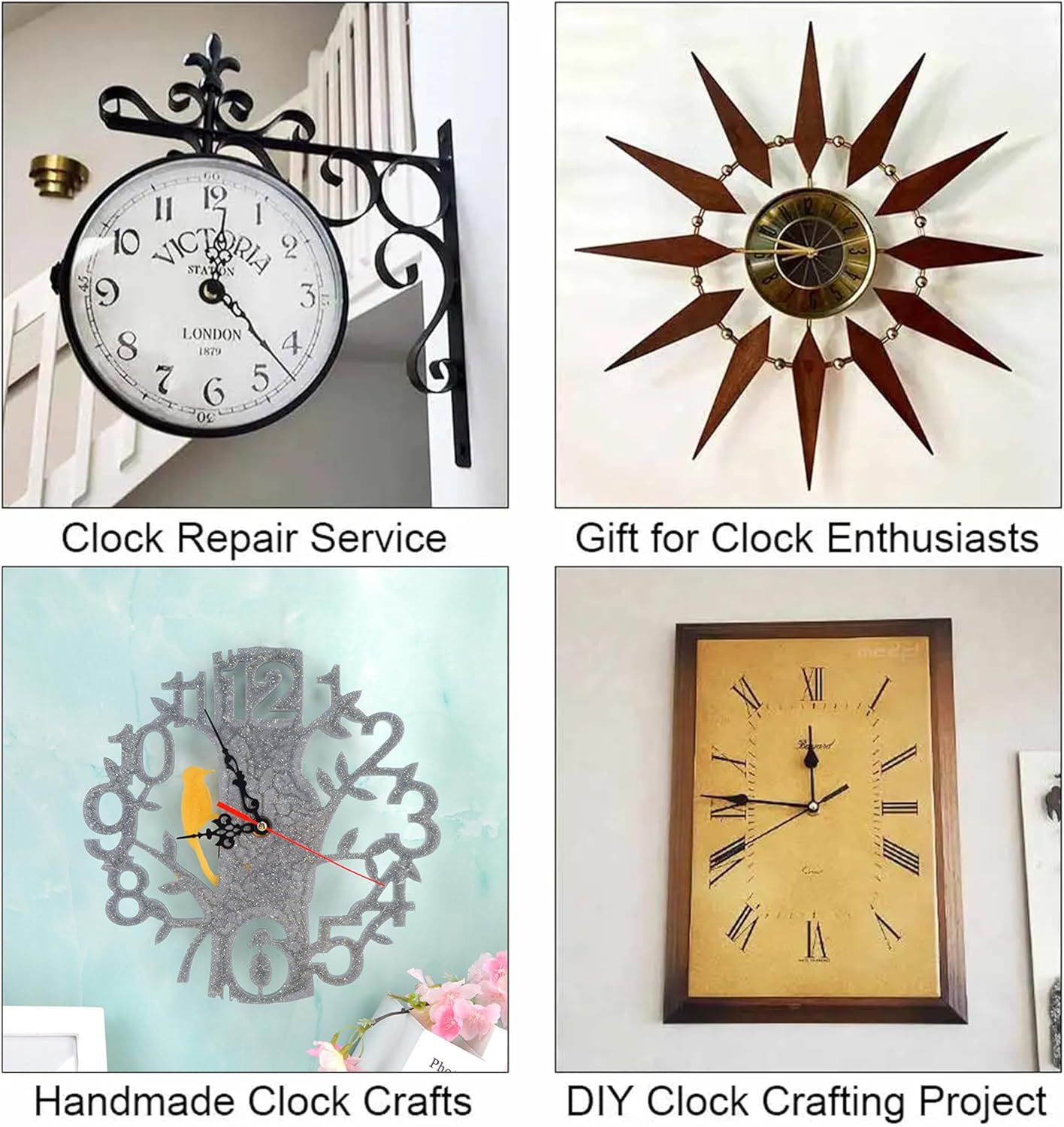 Precise Silent Wall Clock Movement for DIY Crafts