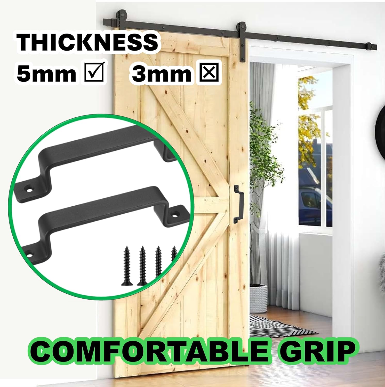 Premium Barn Door Handles 10 Words