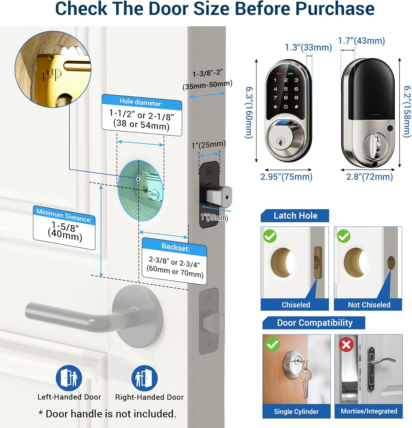 Secure Door Lock with fingerprint and app control