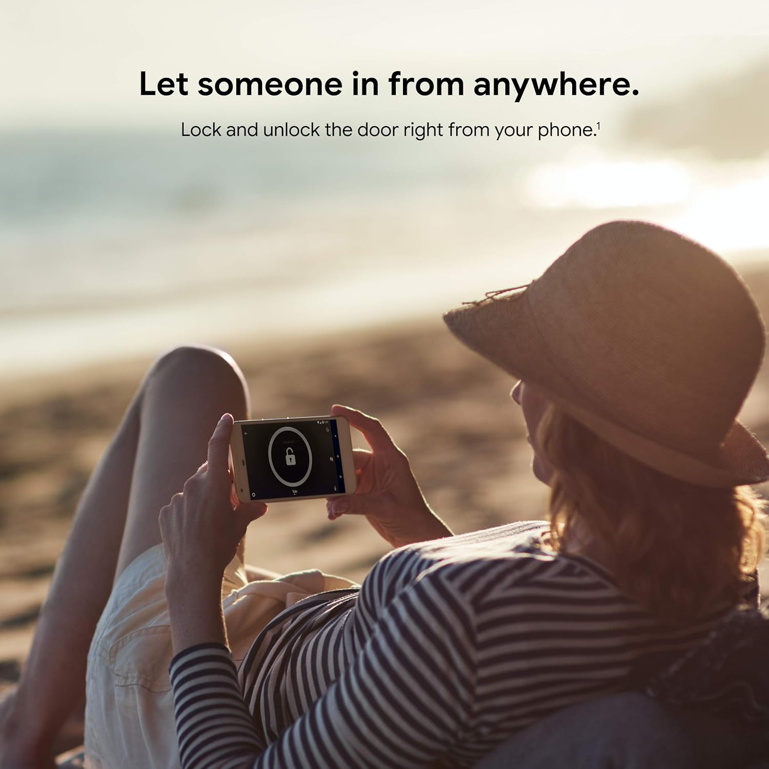 Google Nest Yale Smart Lock - Secure Front Door Entry