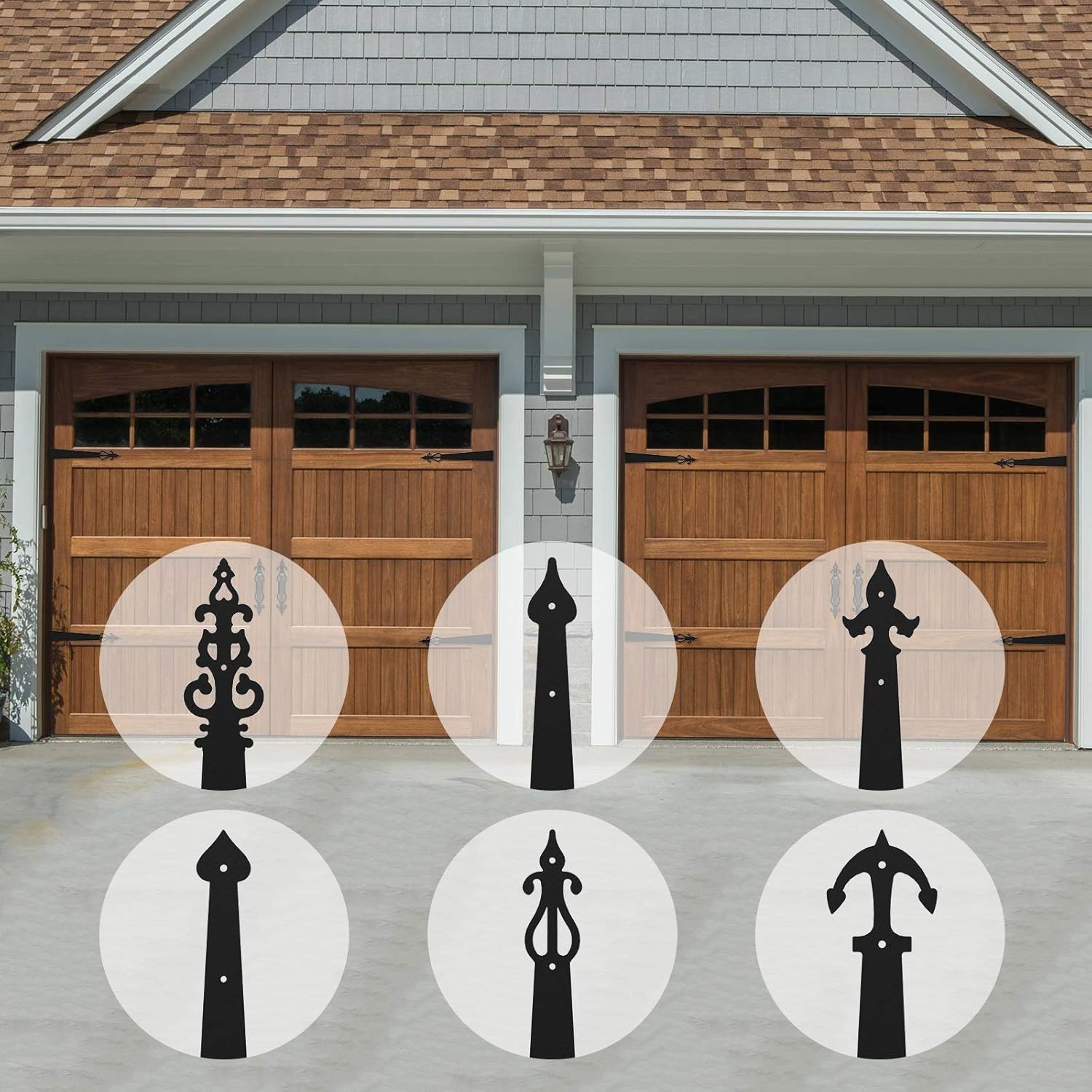 Premium Steel Hinges for Carriage Doors