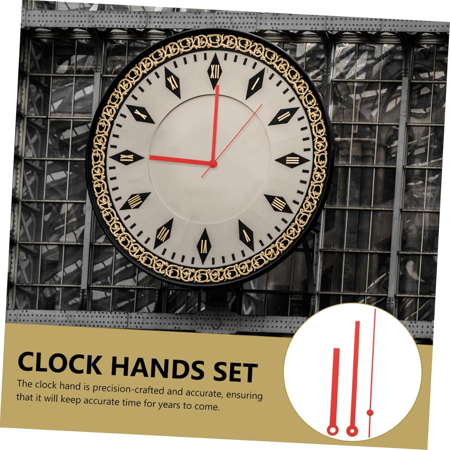 Precision Aluminum Wall Clock Hands for DIY and Repair