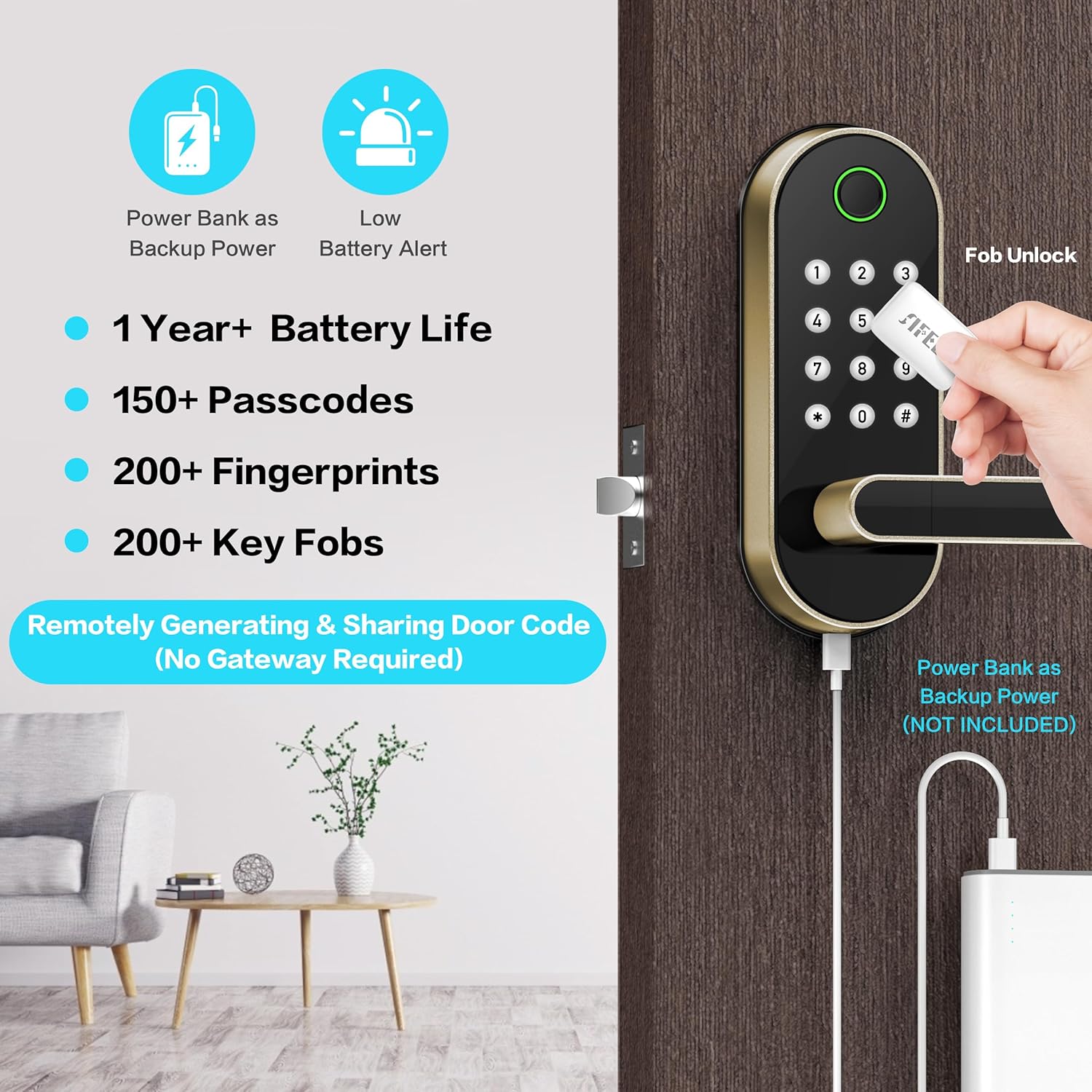 Sifely Keyless Entry Door Lock