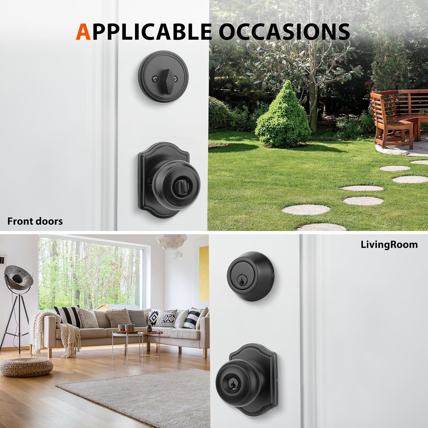 Unlock Your Home with the Haidms Exterior Door Knob Set
