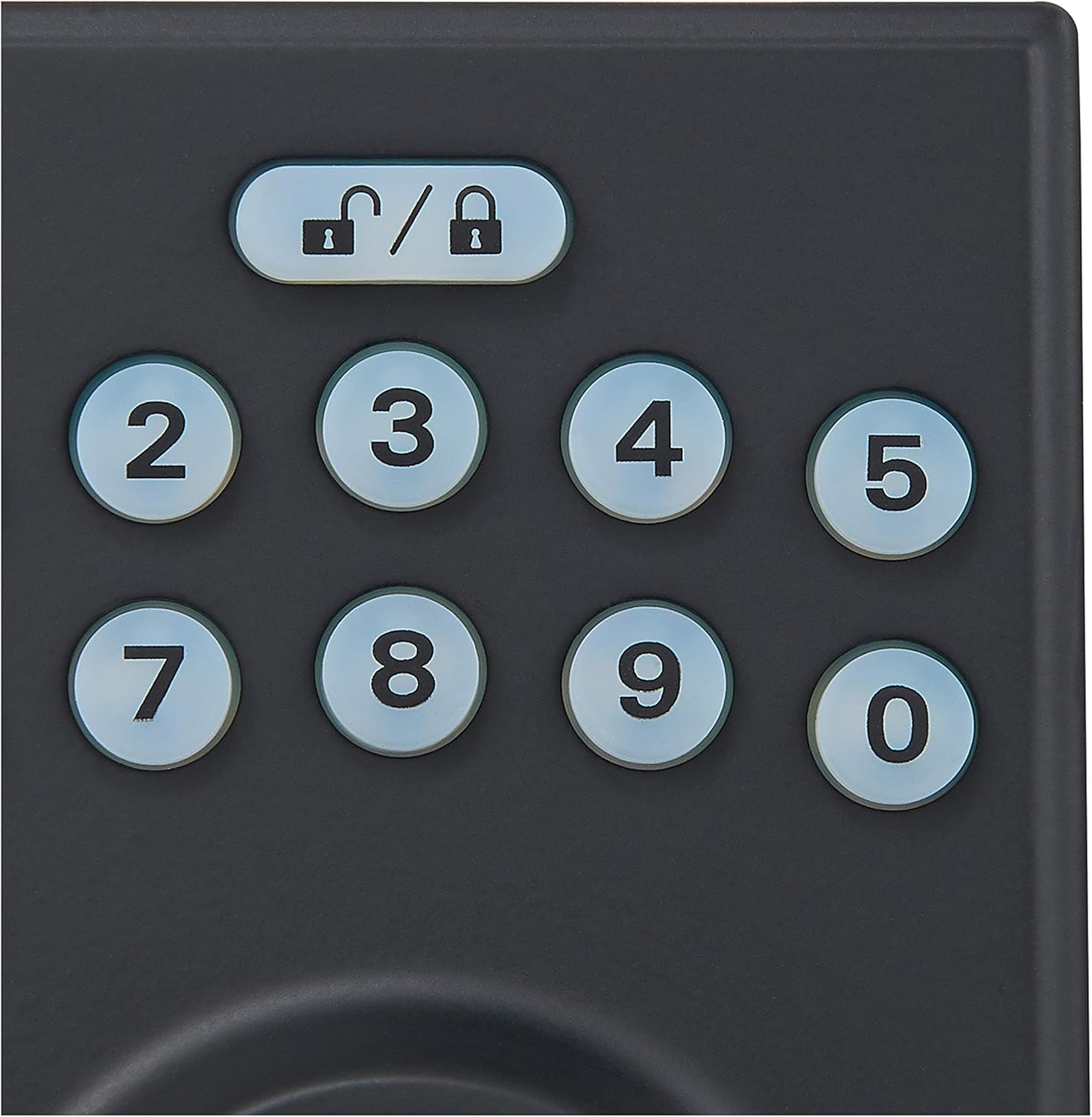 Amazon Basics Door Lock with Keypad Matte Black