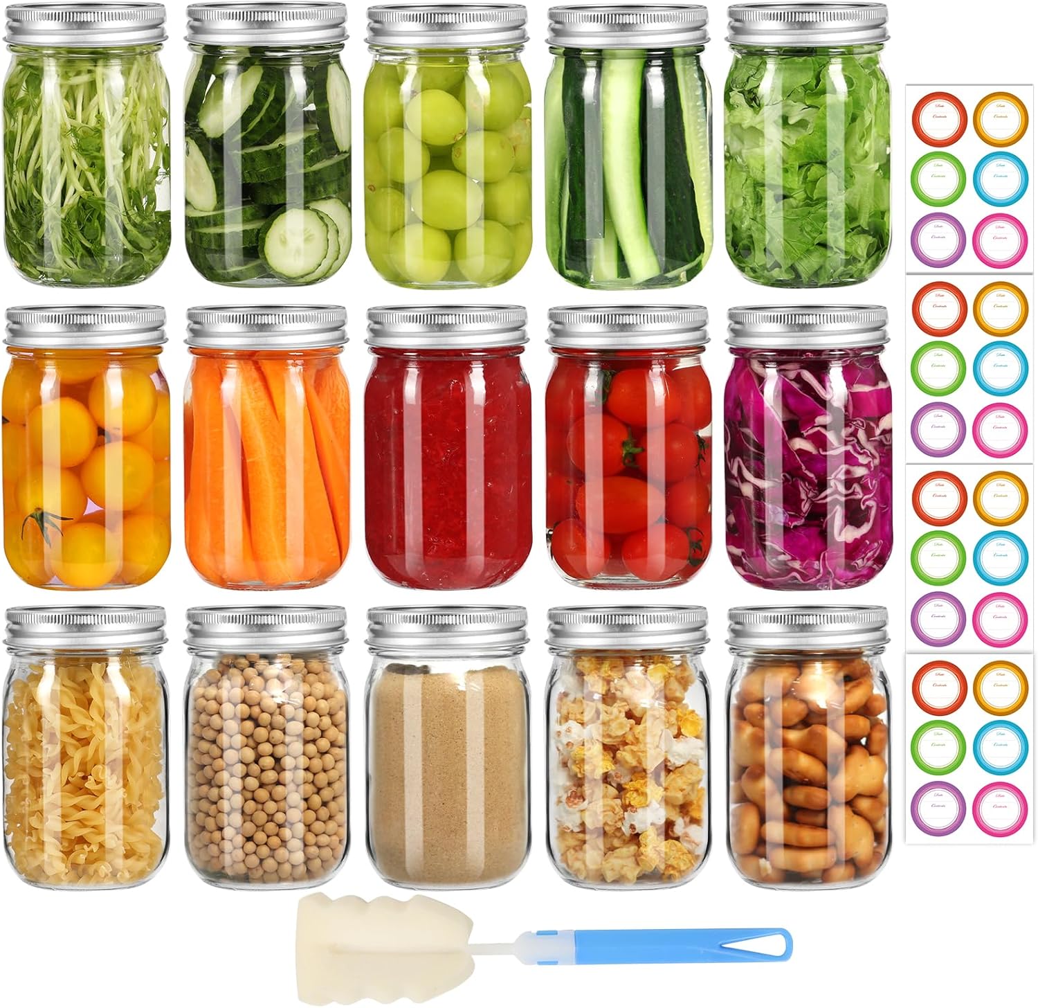 Mcupper Mason Jars