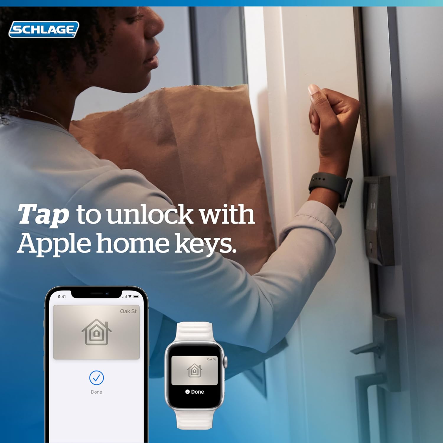 SCHLAGE BE499WB CAM 716 WiFi Smart Lock