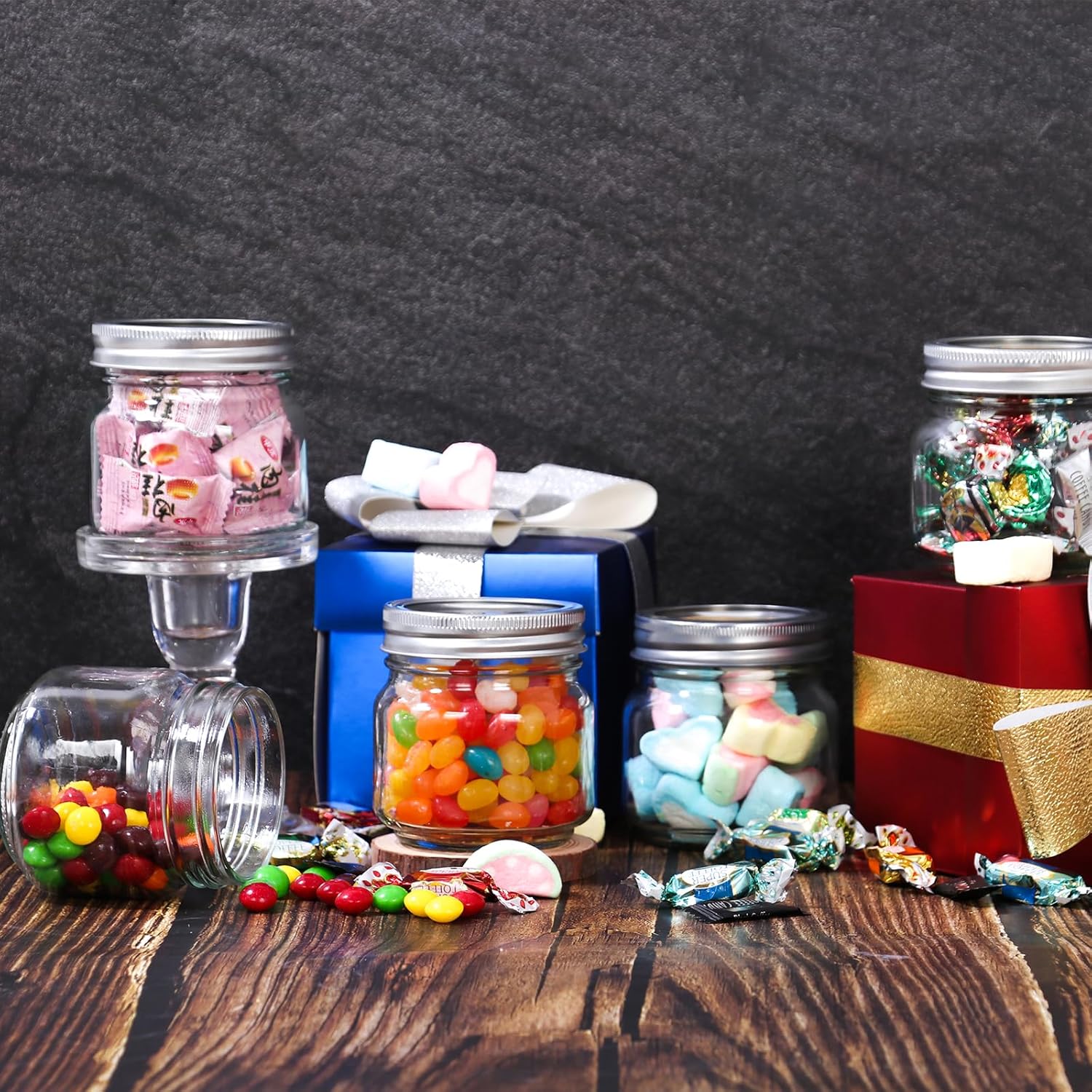 SZUAH 30-Piece Mason Jar Set
