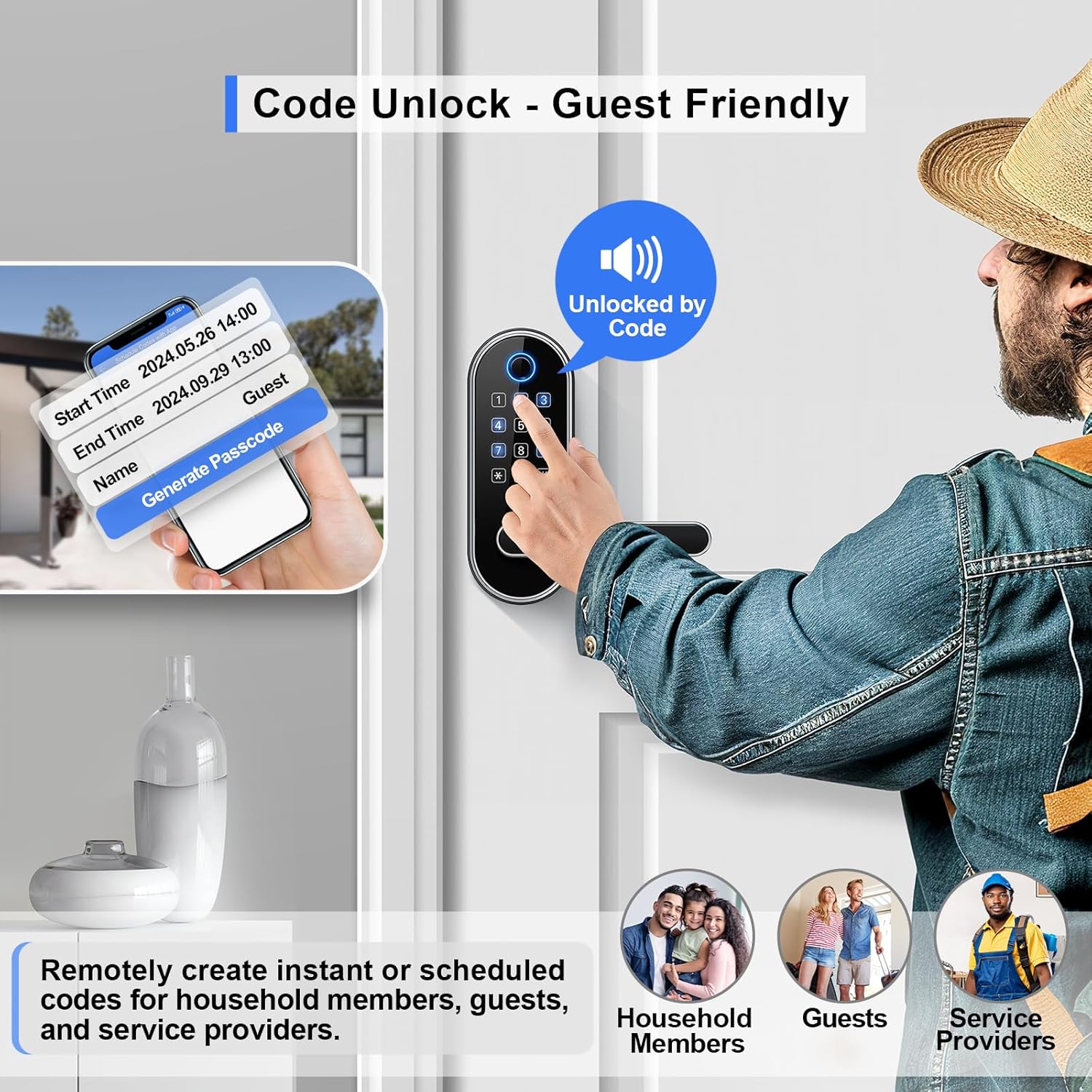 Smart Fingerprint Door Lock for Secure Home Entry