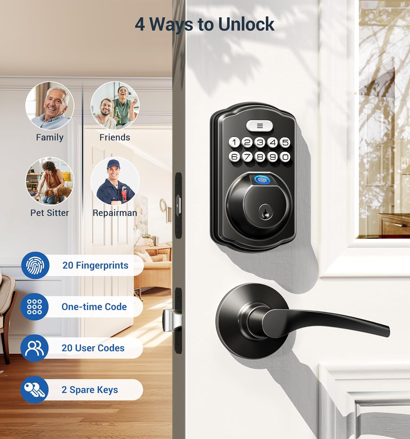 Veise Fingerprint Door Lock
