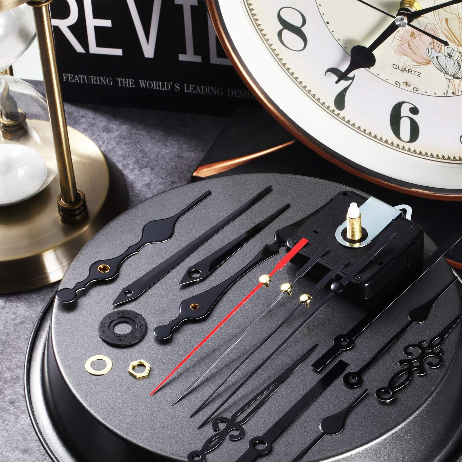 Hicarer Clock Repair Kit Precision Mechanism quartz wall clock replacement parts