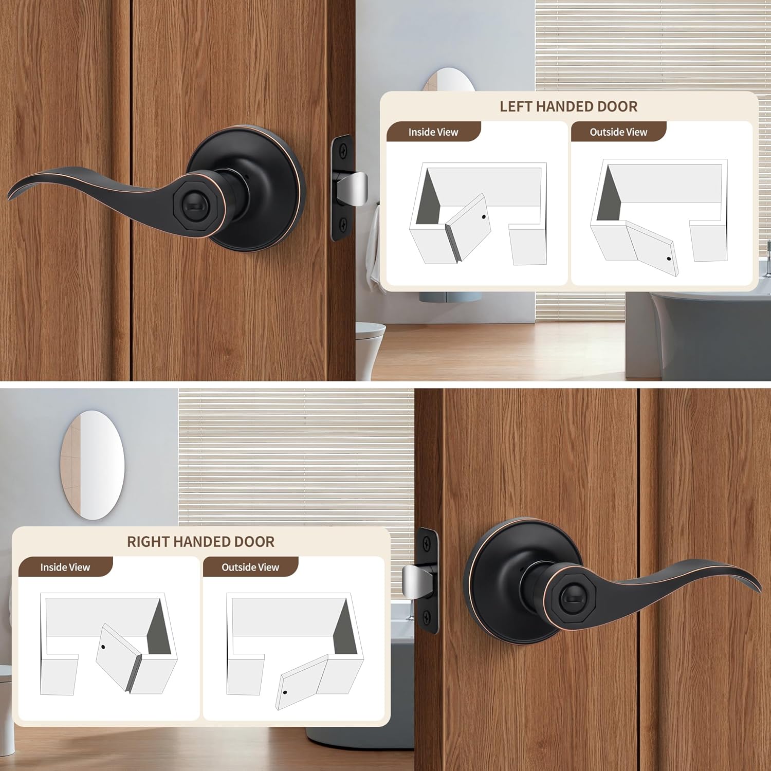Moquin - The Privacy Door Lever Without Keys