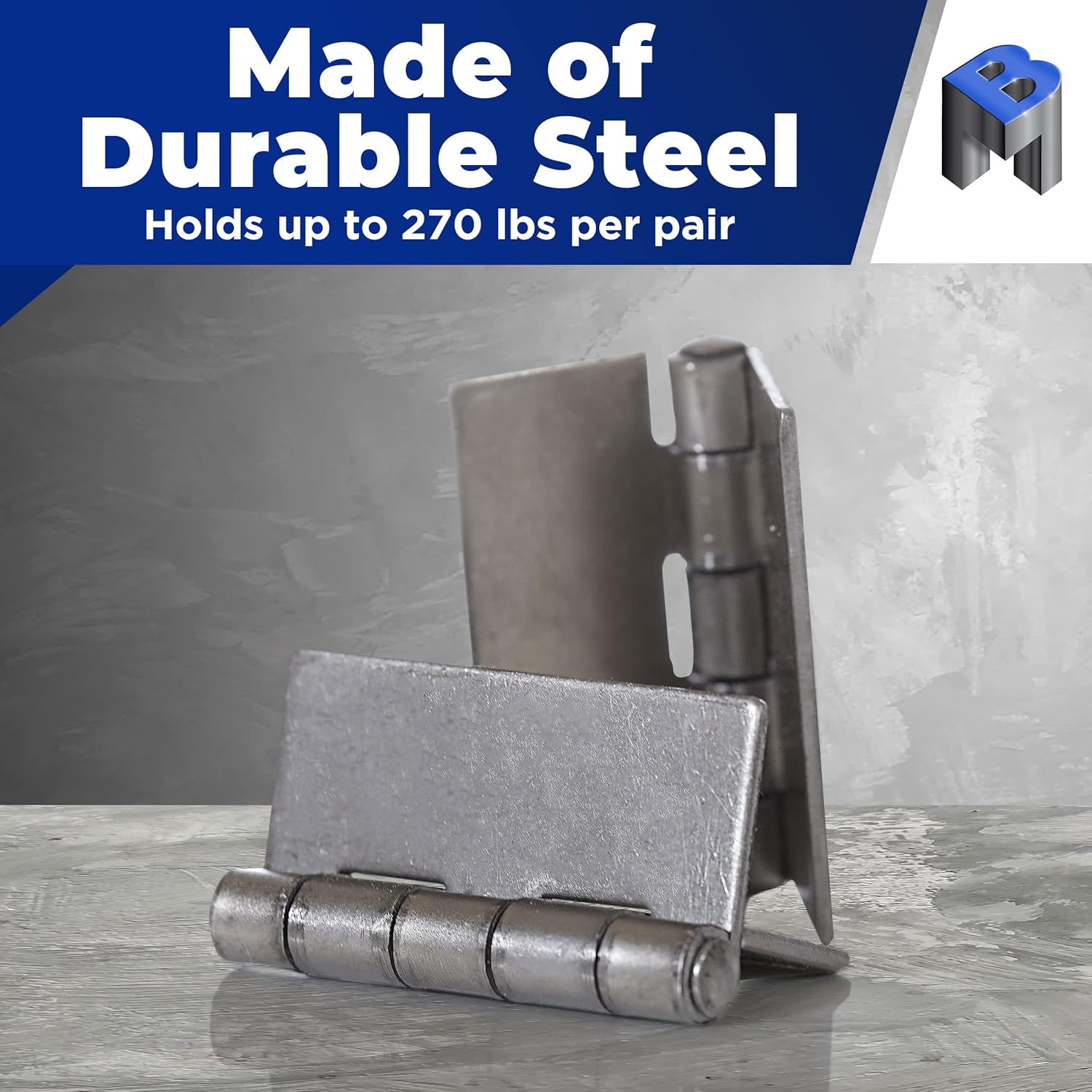 Bobco Metals 3 Heavy Duty Weldable Hinges