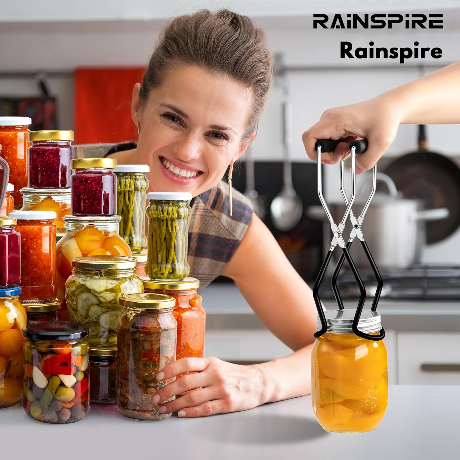 Rainspire Canning Jar Lifter Safe Canning Tool for Homeists