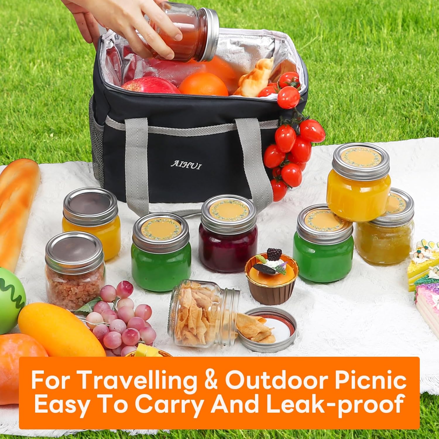 SZUAH 30-Piece Mason Jar Set