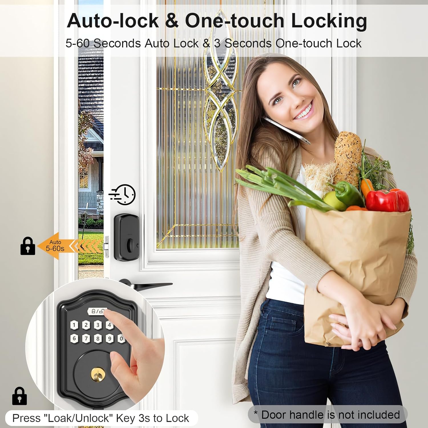 Secure Keyless Entry Door Lock