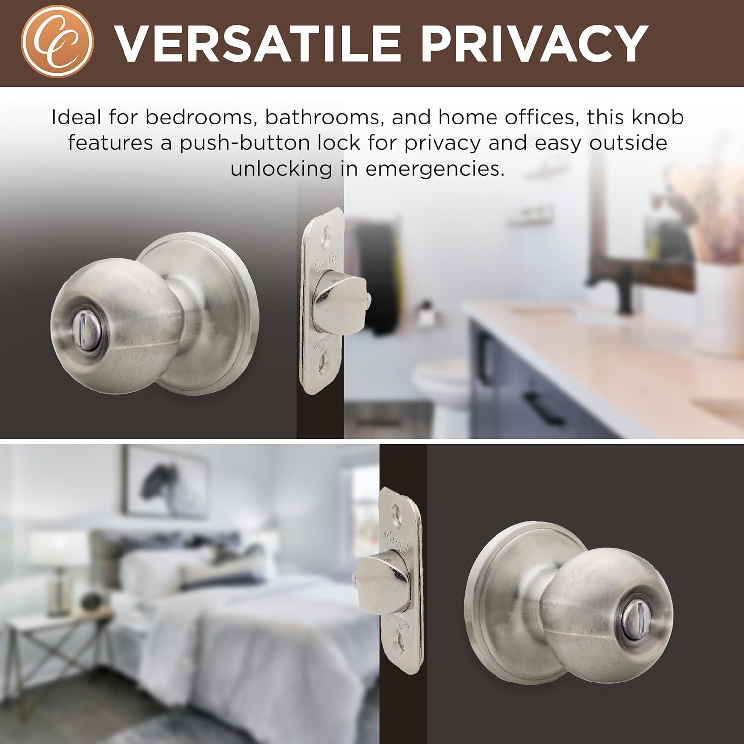 Copper Creek Privacy Door Knob