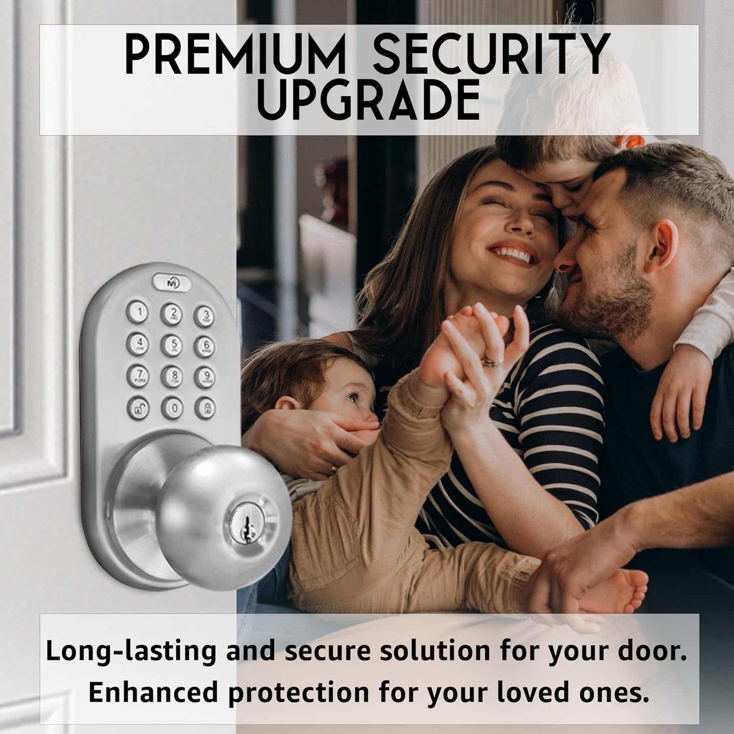 Premium Door Knob Lock with Keyless Entry