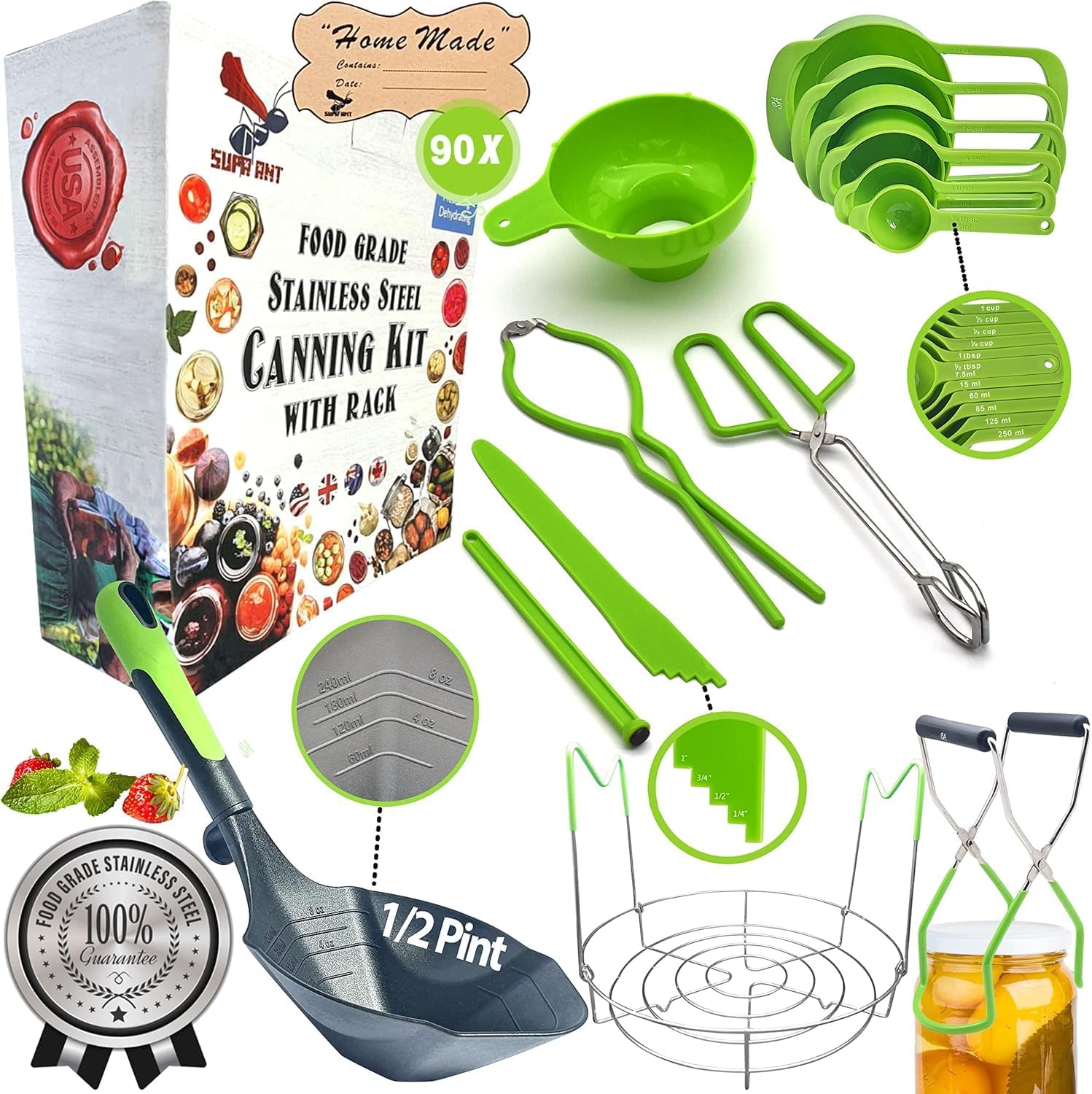 Supa Ant Canning Starter Kit All-In-One for Everydays and Projects