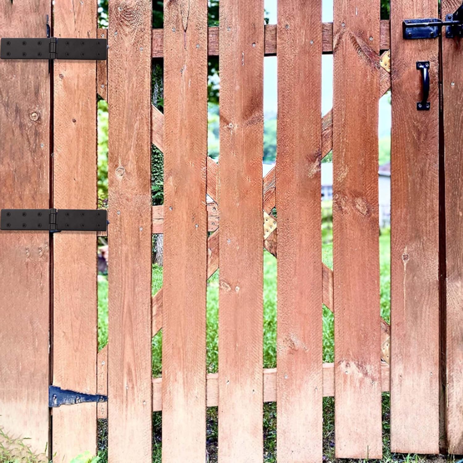 Heavy Duty Gate Hinges 2-Pack