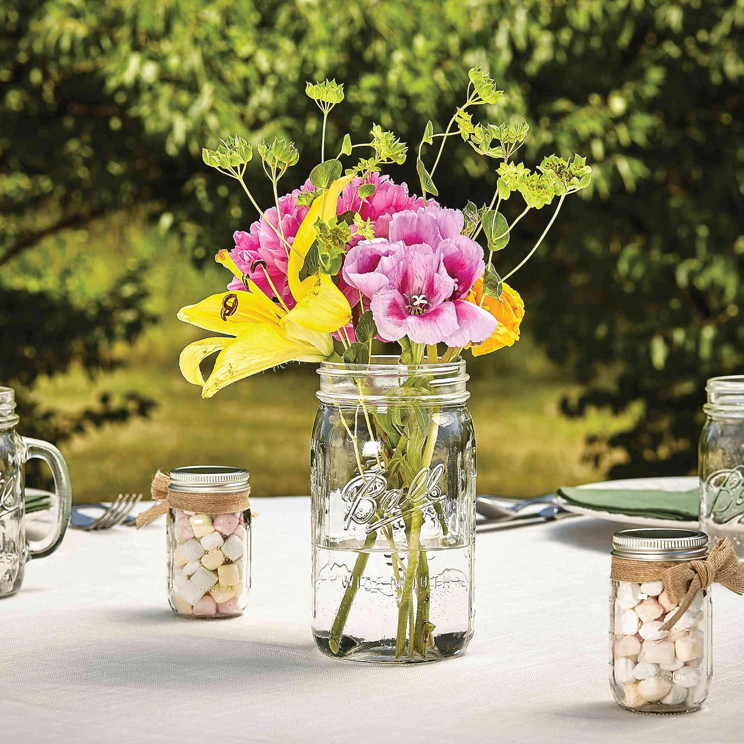 Ball Wide Mouth Quart Mason Jars 32-Ounces 2 Jars