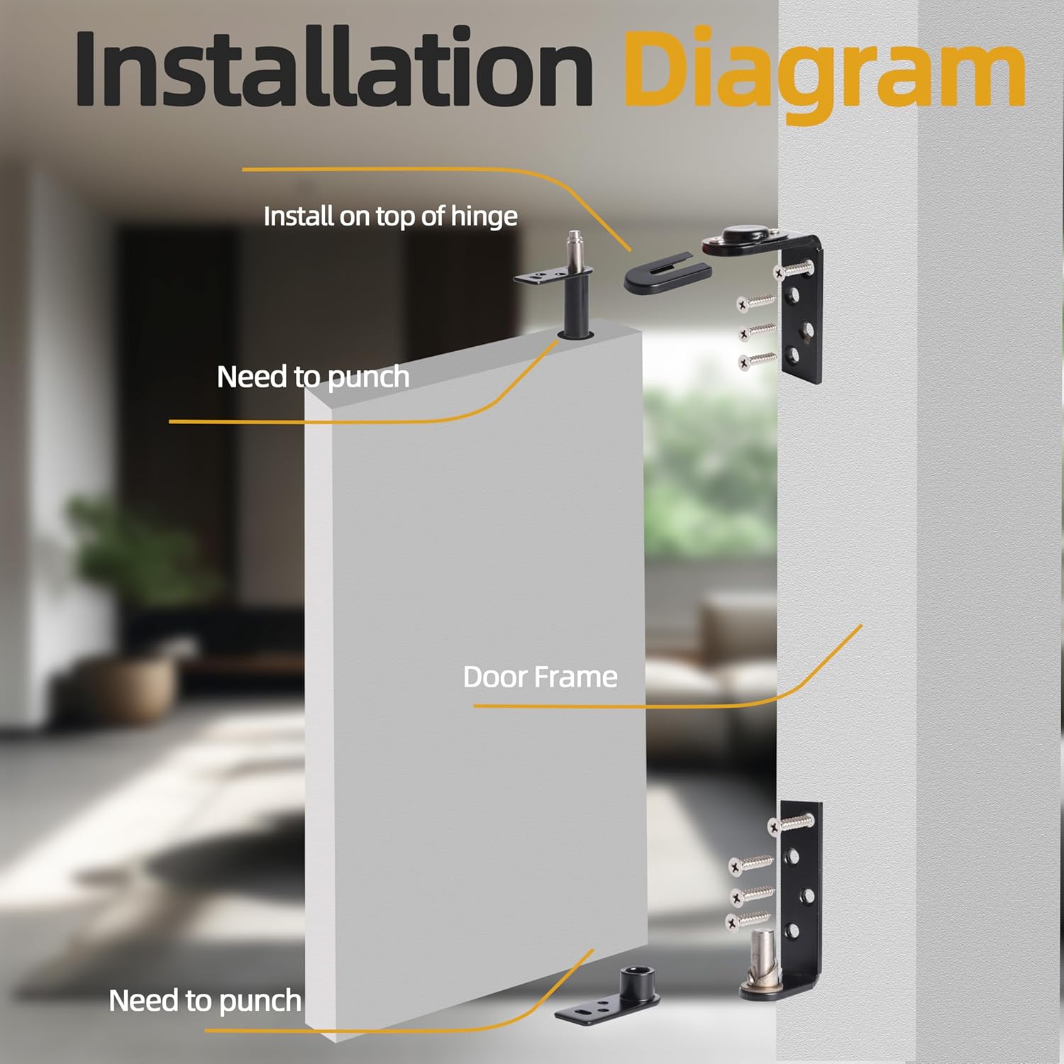 High-Quality Dual-Swing Cafe Door Hinges for Heavy Duty Use
