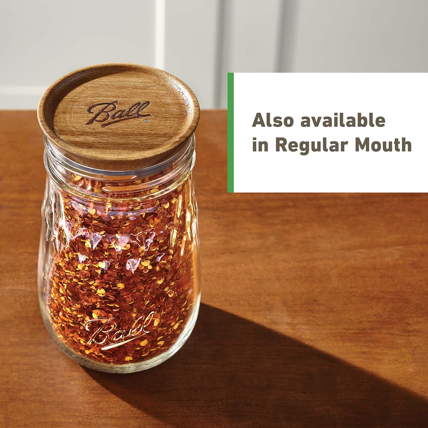 BPA-Free Acacia Wood Jar Lids - 5 Pack