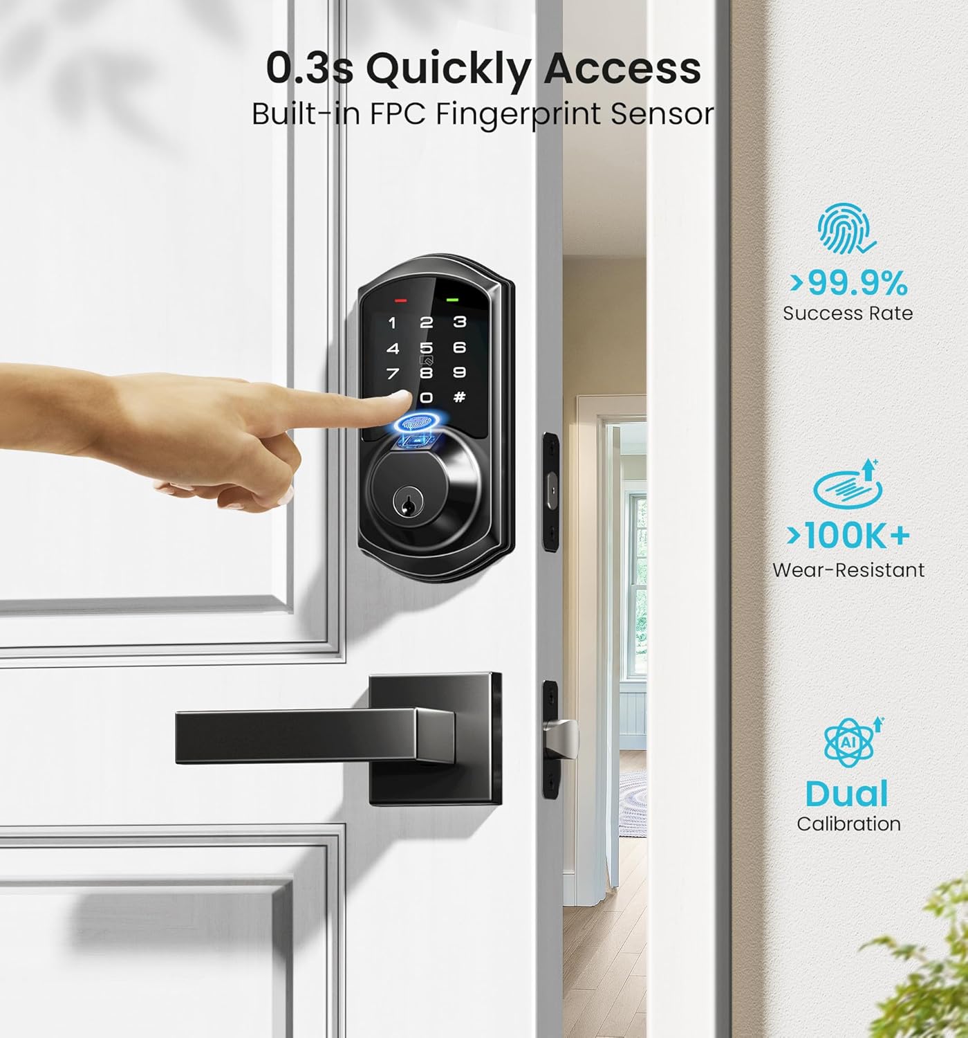 Veise Fingerprint Smart Lock Set