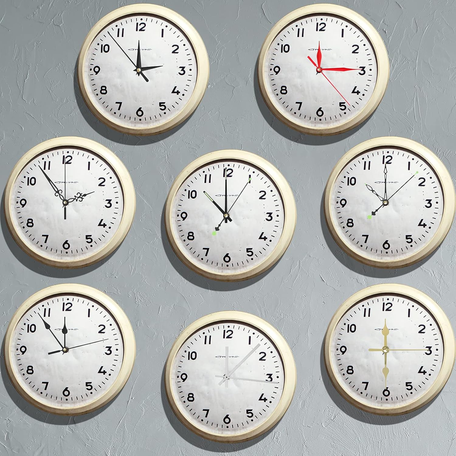 6-Piece DIY Clock Repair Kit for Watchmakers Cross-Stitch Enthusiasts