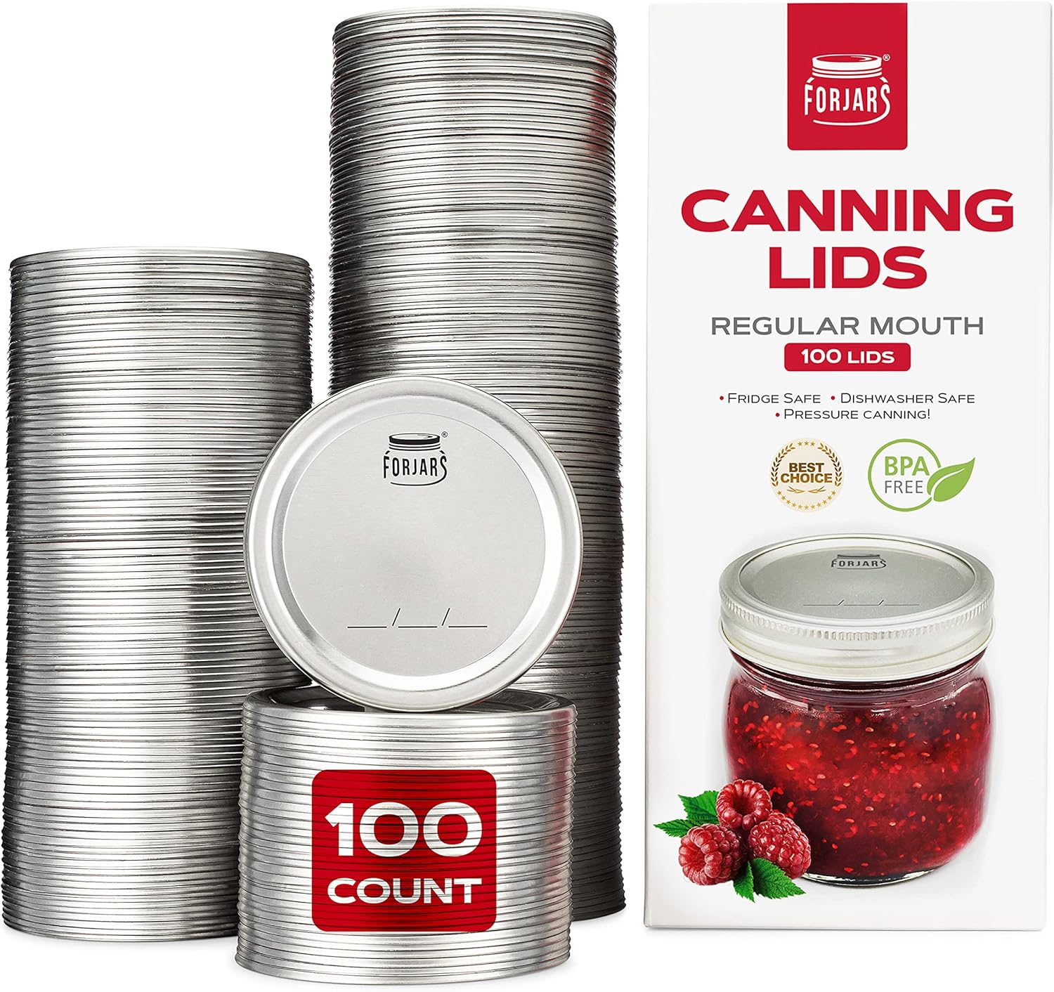 Your FORJARS Can-Do Lids Airtight PFresh for Months 100-Pack