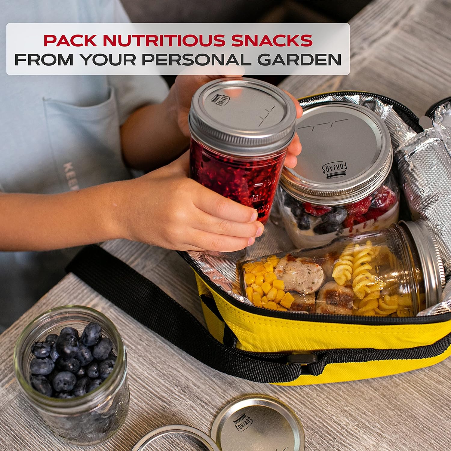 Your FORJARS Can-Do Lids Airtight PFresh for Months 100-Pack