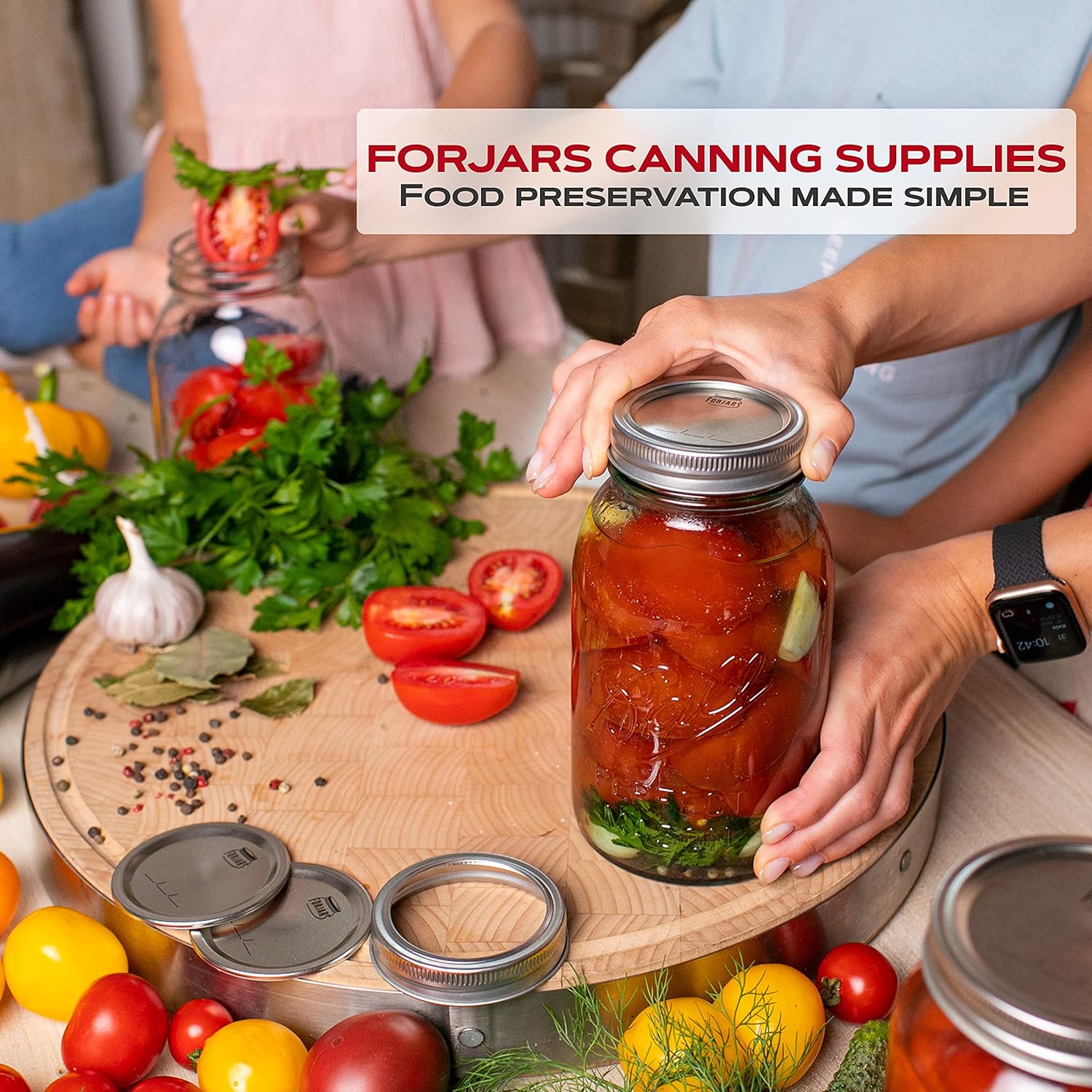 Your FORJARS Can-Do Lids Airtight PFresh for Months 100-Pack