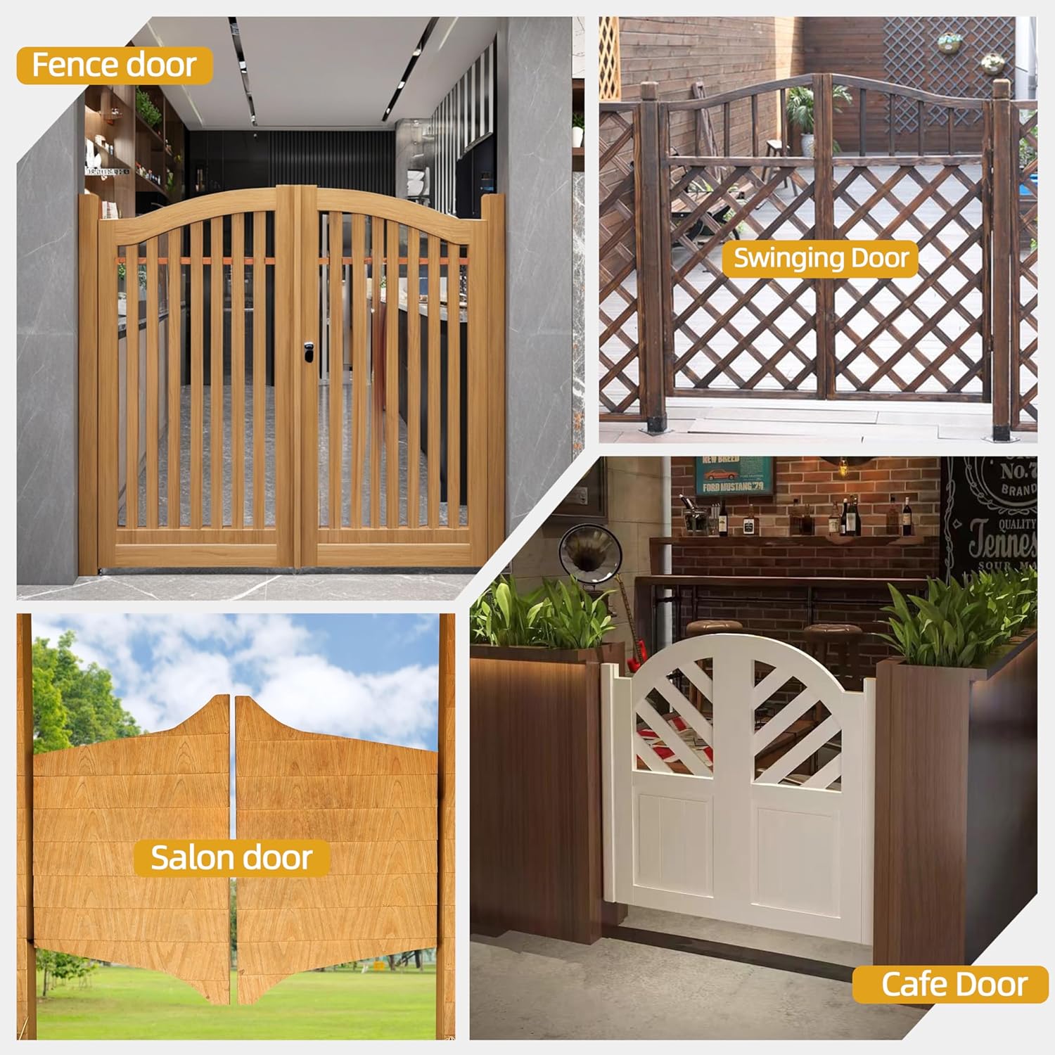 High-Quality Dual-Swing Cafe Door Hinges for Heavy Duty Use