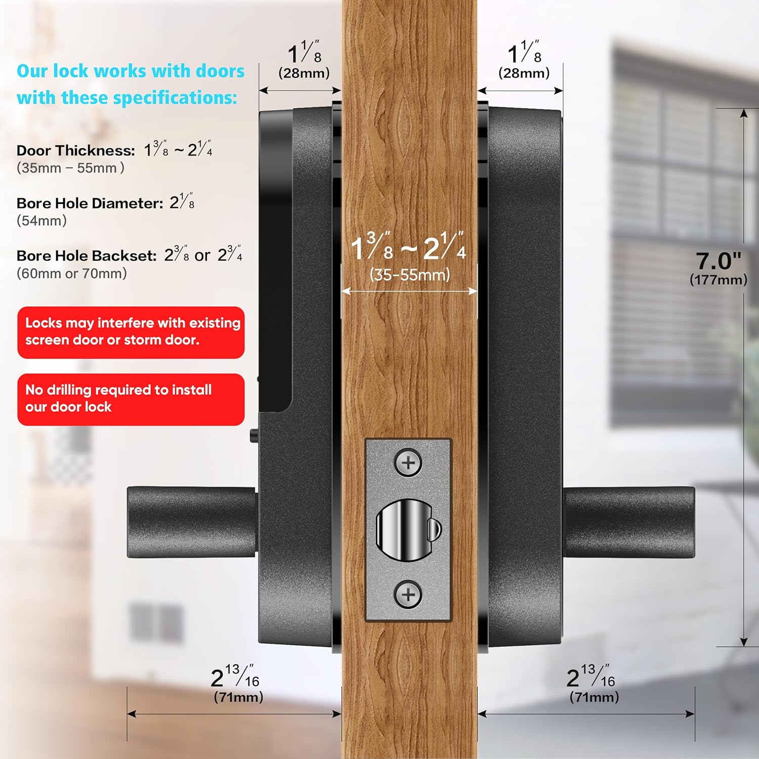 Easy to Install Fingerprint and Keyless Door Lock